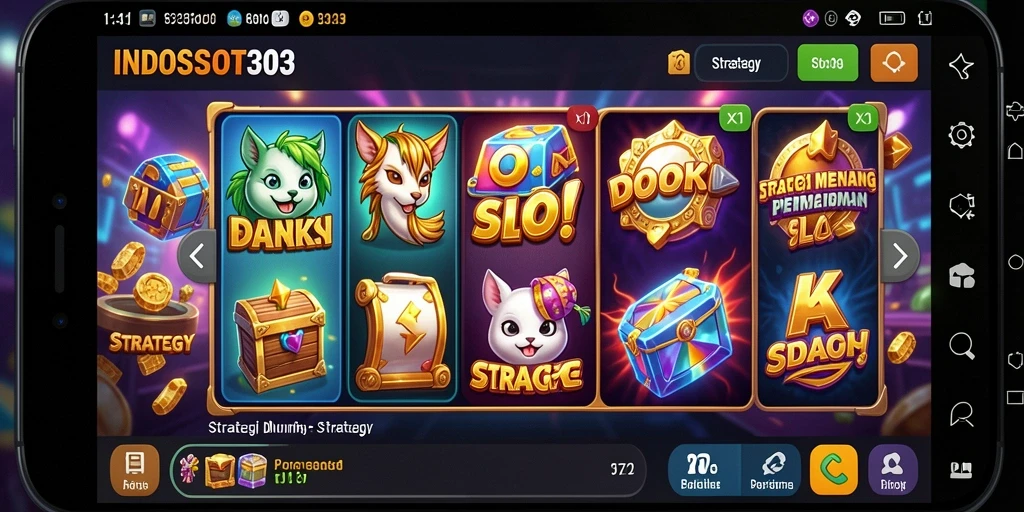 Tampilan antarmuka menarik dan fungsional dari INDOSLOT303.