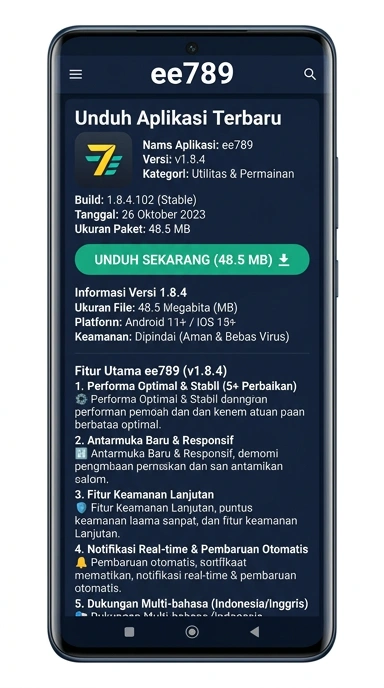 Tampilan halaman APK ee789