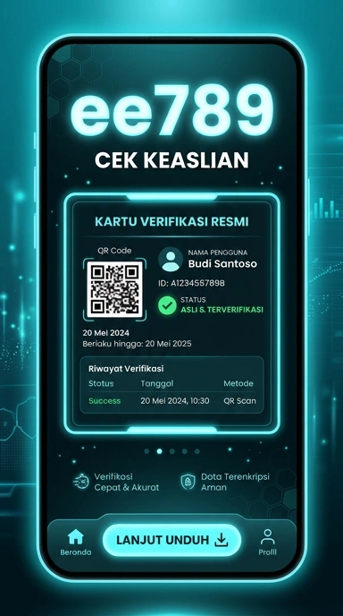 Tampilan kanal resmi ee789